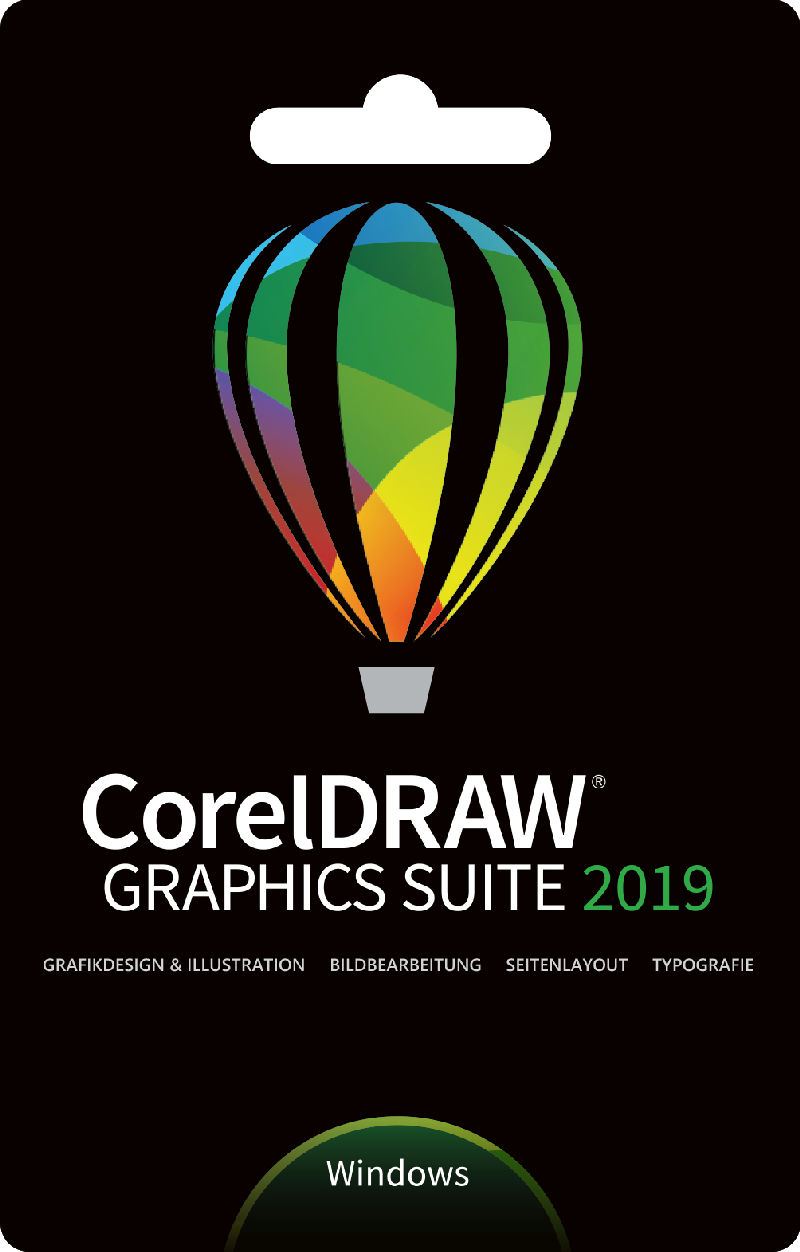 CorelDRAW Graphics Suite 2019 PKC Dauerlizenz, Windows, Deutsch