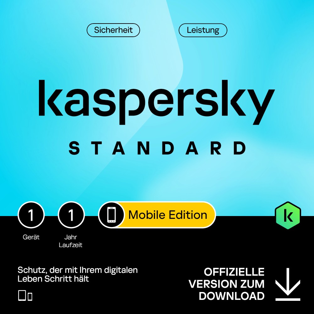 Kaspersky Mobile Security Standard 2024 1-Gerät / 1-Jahr ESD+KEY